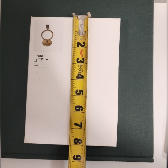 Ikea aromatisk brass / gold colored modern circular candle stick holder - Picture 4 of 4